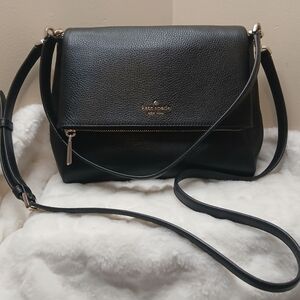 Kate Spade Black Leather Crossbody Bag